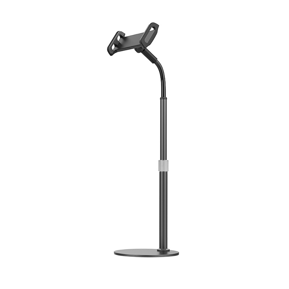 MasteelfCA 1 Pc Adjustable Telephone Holder Phone Dock Telescopic Tablet Bracket (Black)