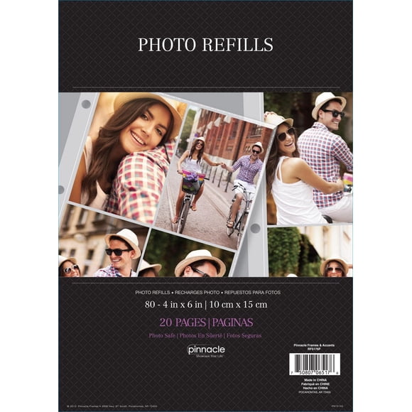 Pinnacle Recharge Album 4 pounces par pages de photos de 6 pounces