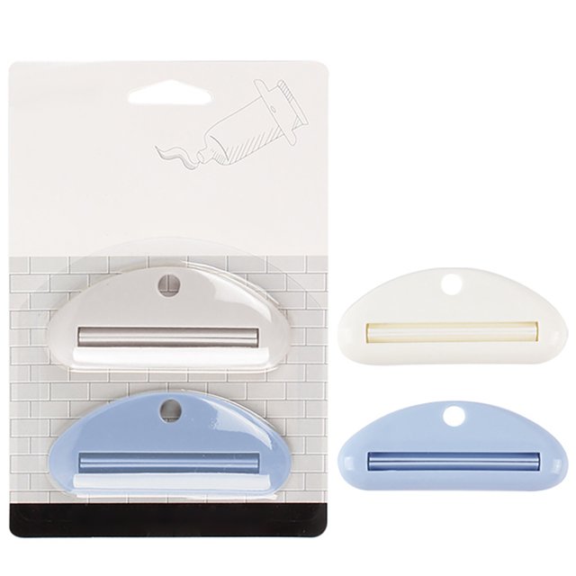 Coofit Toothpaste Squeezer Simple Plastic: 2PCS Toothpaste Clip Tube Squeezer Dispenser