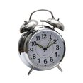 thumbnail image 1 of HITO™ 4` Silent Quartz Analog Twin Bell Alarm Clock with Nightlight and Loud Alarm (NO16), 1 of 8