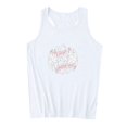 thumbnail image 4 of Pompotops Women's Pullover Sleeveless Printing Solid Color Vest Tops, 4 of 4