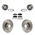 thumbnail image 1 of Transit Auto Front Wheel Bearing Disc Brake Rotors and Ceramic Pads Kit for Car Honda Civic KBB-122949, 1 of 2