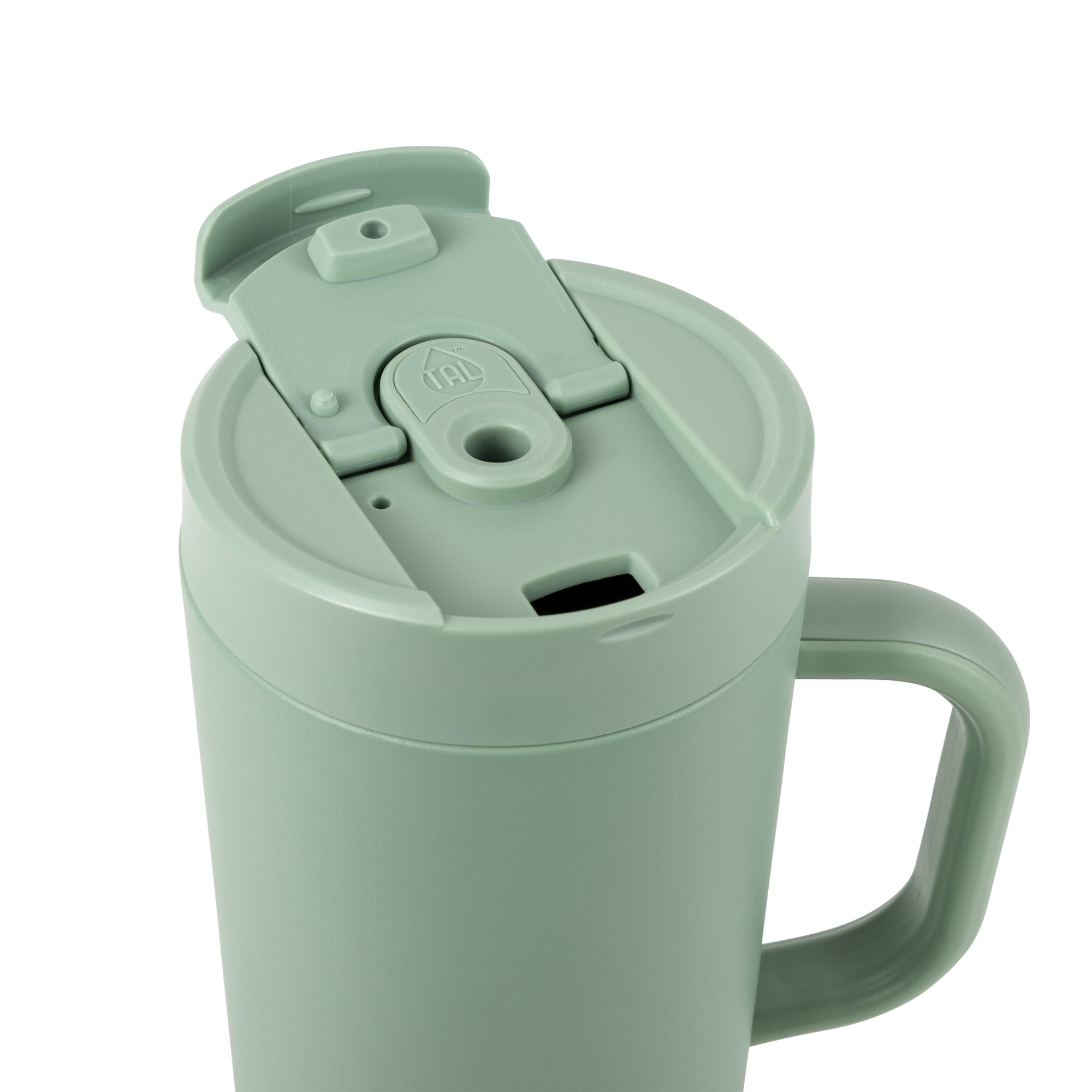 TAL Stainless Steel Hudson Tumbler with Straw 40 fl oz, Sage