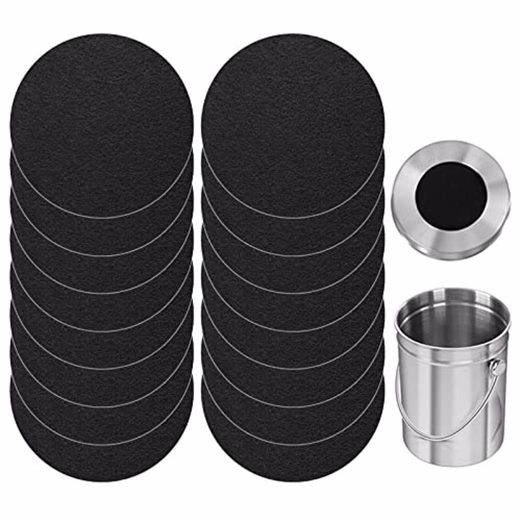 jesticaly 16 Pcs Filtre à Composteur Usage Unique Filtres pour Poubelle Pièces de Rechange