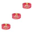 thumbnail image 1 of QualitChoice Bracelet Multi-layers Magnetic Buckle Leather Multi-colored Leopard Print Valentines Day Gifts Bracelets Hand Jewelry Red 3Set, 1 of 6