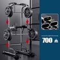 thumbnail image 3 of Power Tower Adjustable Height Pull Up & Dip Station Multi-Function Home Strength Training Fitness Workout Station for Home Gym, 3 of 8