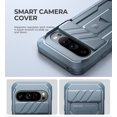 thumbnail image 3 of Dexnor for Google Pixel 9 Pro Case with Slide Camera Cover & Built-in Screen Protector & Heavy-Duty Kickstand,Full-Body Protective Cover Rugged Bumper Cases for Pixel 9 Pro 2024, Blue, 3 of 8