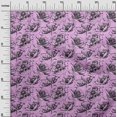thumbnail image 3 of oneOone Georgette Viscose Amethyst Fabric Floral Craft Projects Decor Fabric Printed By The Yard 42 Inch Wide, 3 of 4