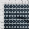 thumbnail image 1 of oneOone Viscose Jersey Fabric Argyle Style Ikat Print Sewing Fabric BTY 60 Inch Wide, 1 of 5
