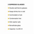 thumbnail image 2 of 2 verres à espresso isothermes De’Longhi à double paroi, 2 of 4