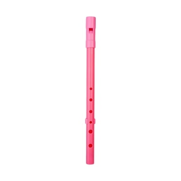 Sifflets Portables Noisemaker 6 Trous Parfait pour Débutants Instrument Sifflet en Étain Rose