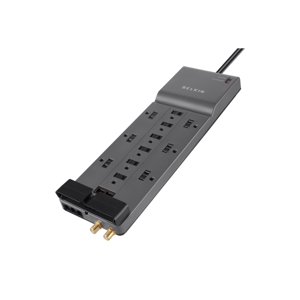 Belkin Office Series - Surge protector - 125 V - output connectors: 12 - 10 ft cord