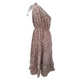 thumbnail image 5 of RKSTN Women's Summer Dress One Shoulder Sleeveless Long Dress Printing Ruffle Maxi Dress, 5 of 5