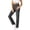 Black#women's work jeans, variant on Pxkloy Women's Slim Fit Faux Jeans Pull On High Elastic Waist Trousers Solid Pockets Casual Denim Ankle Pants Gray,M