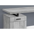 thumbnail image 2 of Monarch Specialties Computer Desk, Home Office, Laptop, Left, Right Set-up, Storage Drawers, 48"l, Work, Metal, Laminate, Grey, Black, Contemporary, Modern, 2 of 4