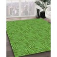 thumbnail image 3 of Ahgly Company Machine Washable Indoor Rectangle Transitional Green Area Rugs, 8' x 12', 3 of 7