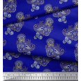 thumbnail image 2 of Soimoi Rayon Fabric Artistic Paisley Decor Fabric Printed Yard 42 Inch Wide, 2 of 3