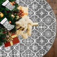 thumbnail image 2 of Grey 35In Christmas Tree Skirt Christmas Tree Bottom Decoration For Merry Christmas Party Christmas Tree Decoration Comes With Socks Tree Skirt And Socks Set, 2 of 6