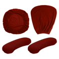 thumbnail image 1 of Housse Extensible pour Chaise de Bureau, Housse de Siège et de Dossier, Housses de Protection pour Chaise, Housses de Chaise de Jeu pour Chaises Pivotantes, Chaise de Jeu, Rouge, 1 of 8