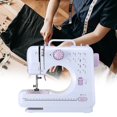 thumbnail image 4 of Portable Sewing Machine 12 Built-In Stitches Crafting Mending Machine With Foot Pedal Travel Sewing Machines For Beginners, 4 of 7