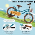 thumbnail image 4 of Costway Vélo pour Enfants 16 Pouces Vélo pour Tout-Petits Ajustable avec Petites Roues Stabilisatrices pour 4 à 7 Ans, 4 of 8