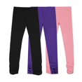 thumbnail image 1 of Bienzoe Lot de 3 Leggings d'Uniforme Scolaire Extensibles en Coton pour Fille - g 6, 1 of 7