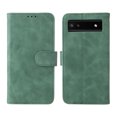 thumbnail image 2 of For Google Pixel 6A PU Leather Flip Case Card Slots Holder Kickstand Book Folding Folio Cover-Green, 2 of 5