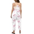 thumbnail image 3 of Girls Romper Bow Print Rompers for Girls Loose Casual Rompers with Pockets Outfits for Girls 5-6 Y, 3 of 5