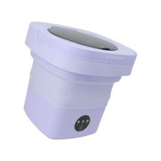 Portable Washing Machine, Mini Foldable Bucket Washer With Drain Basket, 6.5L Spin Dry Small Washer For Underwear, Socks, Baby Clothes, Towel, Laundry, Apartment, Dorm, Camping, RV