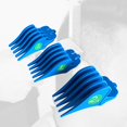 thumbnail image 4 of 3PCS / SET PROFESSIONAL HAIR LIMIT BODY LIMIT 32MM 38MM 38MM 51mm Cutting Cutter , Solid & Du - Blue, 4 of 8