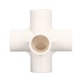 thumbnail image 4 of Furniture Pipe Connector, 5 Way 90° Elbow PVC Pipe Fitting 10 Pcs With High Gloss Finish For Cat Fence White, 4 of 8