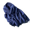 thumbnail image 2 of RXIRUCGD Women's Fashionable Solid Color Fold Soft Skin Friendly Scarf( Navy ), 2 of 3