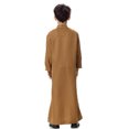thumbnail image 3 of Robes de Mode Pures pour Garçons Musulmans Moyens et Longs Pardessus Blouse Confortable, 3 of 9