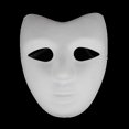 thumbnail image 1 of TINZ Bricolage Pâte Blanc Visage Complet Demi-Visage Peint à la Main Vierge, 1 of 3