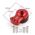 thumbnail image 4 of Alliage d'Aluminium Servo Bras Bascule Accessoire Serveur Filetage Direction pour 1/10 Voitures RC Bateau Poussette S Rouge, 4 of 9