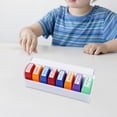 thumbnail image 2 of 8 Pieces Teacher Stamps Parent Colorful Set Motivational for Homework School Supplies Homeschool Setting Assessment Encouragement, 2 of 8