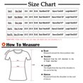 thumbnail image 3 of Pompotops T-Shirt à Col en V Imprimé à Manches Courtes pour Femme, Coupe Ample, Décontracté, Haut d'Été, 3 of 7
