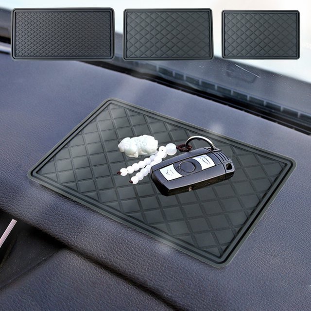Non-Slip Dashboard Phone Mat with Perfume Holder - Universal Car Storage Pad for Phones, Tablets & Dash Cams