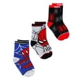 thumbnail image 1 of Spiderman Boys' 3 Pack Socks, 1 of 2