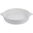 thumbnail image 1 of Baking Dish Roasting Pan Round Baking Dish Ceramic Bakeware Double Handle Baking Dish, 1 of 9