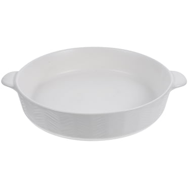 Baking Dish Roasting Pan Round Baking Dish Ceramic Bakeware Double Handle Baking Dish