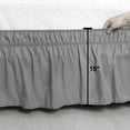 thumbnail image 3 of Unique Bargains Bed Skirt Polyester Elastic Wrap Around Dust Ruffle Gray King, 3 of 10