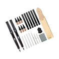 thumbnail image 1 of kurtrusly 24x Sketching Drawing Art Kit Carbon Rods Eternal Pencil for Artist Blending, 1 of 9