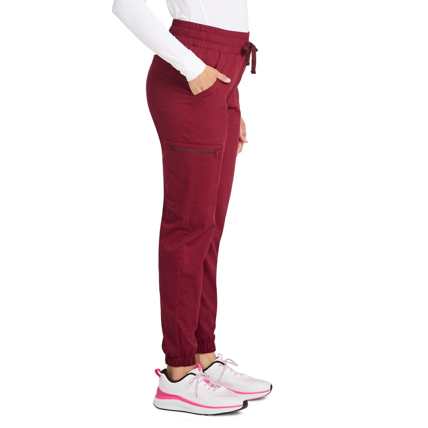 Scrubstar Women's Ultimate Stretch Drawstring Jogger Cargo Scrub Pant WC047A