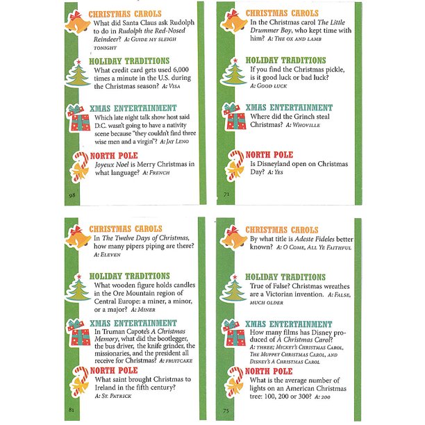 Jeu Christmas Trivia