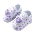 thumbnail image 3 of NOKIO Baby Girls Soft Sole Shoes Baby Toddler Walkings Bow Sandals First Walkings Crib Shoes with Memory Foam Insole and Non-Slip Flex Sole for Early Steps, 3 of 7