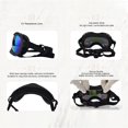 thumbnail image 3 of Unique Design Pet Sunglasses, UV Protection Wind Protection Dust Protection Fog Protection Pet Glasses Eye Wear Protection for Large Dogs, Adjustable Strap, Soft and Comfortable, 3 of 7