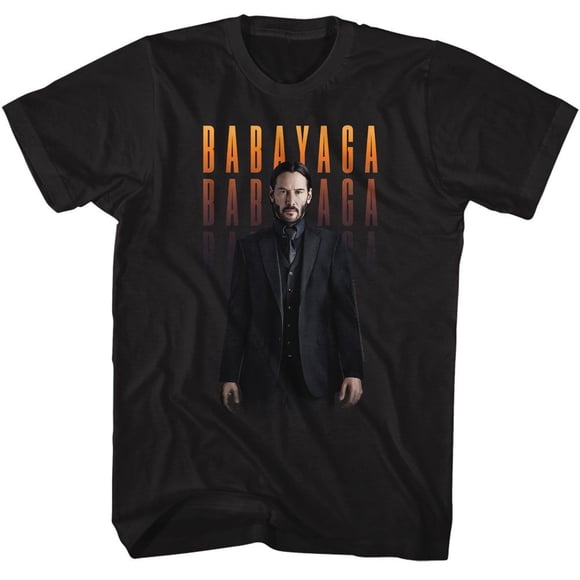 John Wick Baba Yaga No Gun Black Adult T-Shirt