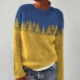 thumbnail image 2 of Chandails pour Femmes Hiver Automne Chandails Mignons Décontractés Amples à Manches Longues Pulls pour Femmes Hauts en Tricot, 2 of 9