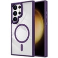 thumbnail image 1 of [PST] Samsung Galaxy S25 Ultra Case, Transparent Hard PC Hybrid Back Cover with Magnetic MagSafe Compatible, 1 of 4